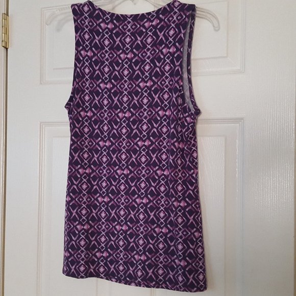 Dressy Tank Top with Ruffled Bib Front - Picture 7 of 9